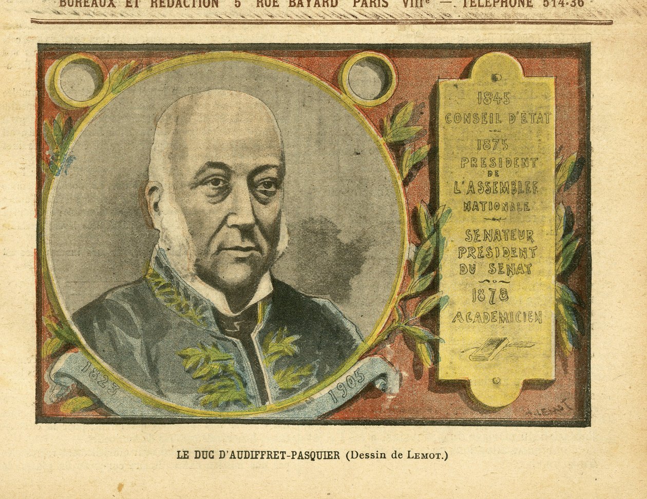 Kuvitus: Achille Lemot (1846-1909) Le Pelerinissä tekijältä Achille Lemot