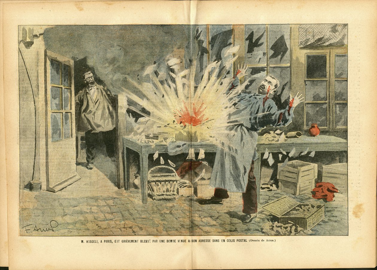 Kuva Achille Lemotista (1846-1909) Le Pelerinissä, 8.5.2006 - Courier La Poste, pommi - Postitekijä tekijältä Achille Lemot