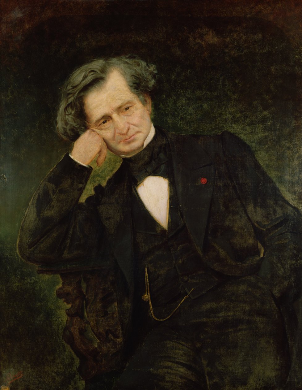Hector Berliozin (1803-69) muotokuva tekijältä Achille Peretti