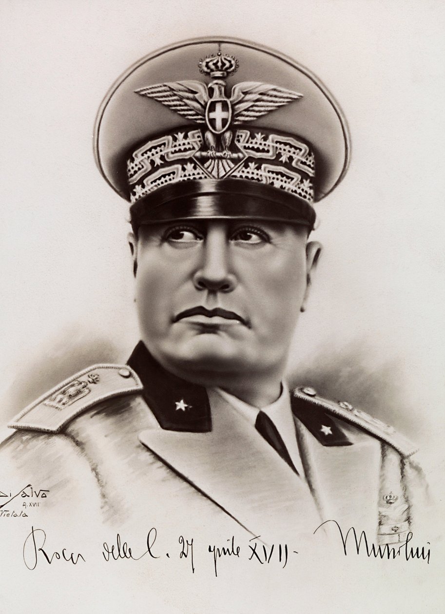 Benito Mussolini, 27041931 tekijältä Achille Villani