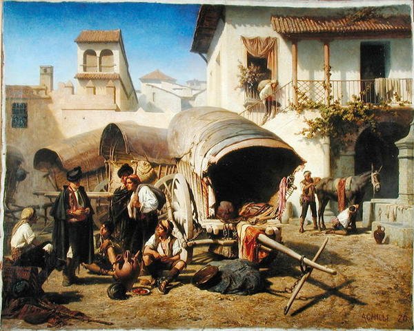 Posada San Rafael, Cordoba, n. 1861 tekijältä Achille Zo