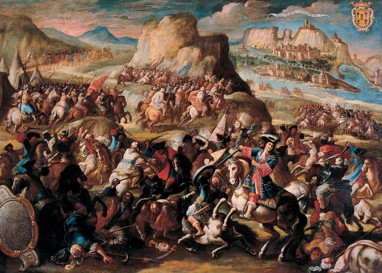 Oranin taistelu, 1699 tekijältä Acisclo Antonio Palomino de Castro y