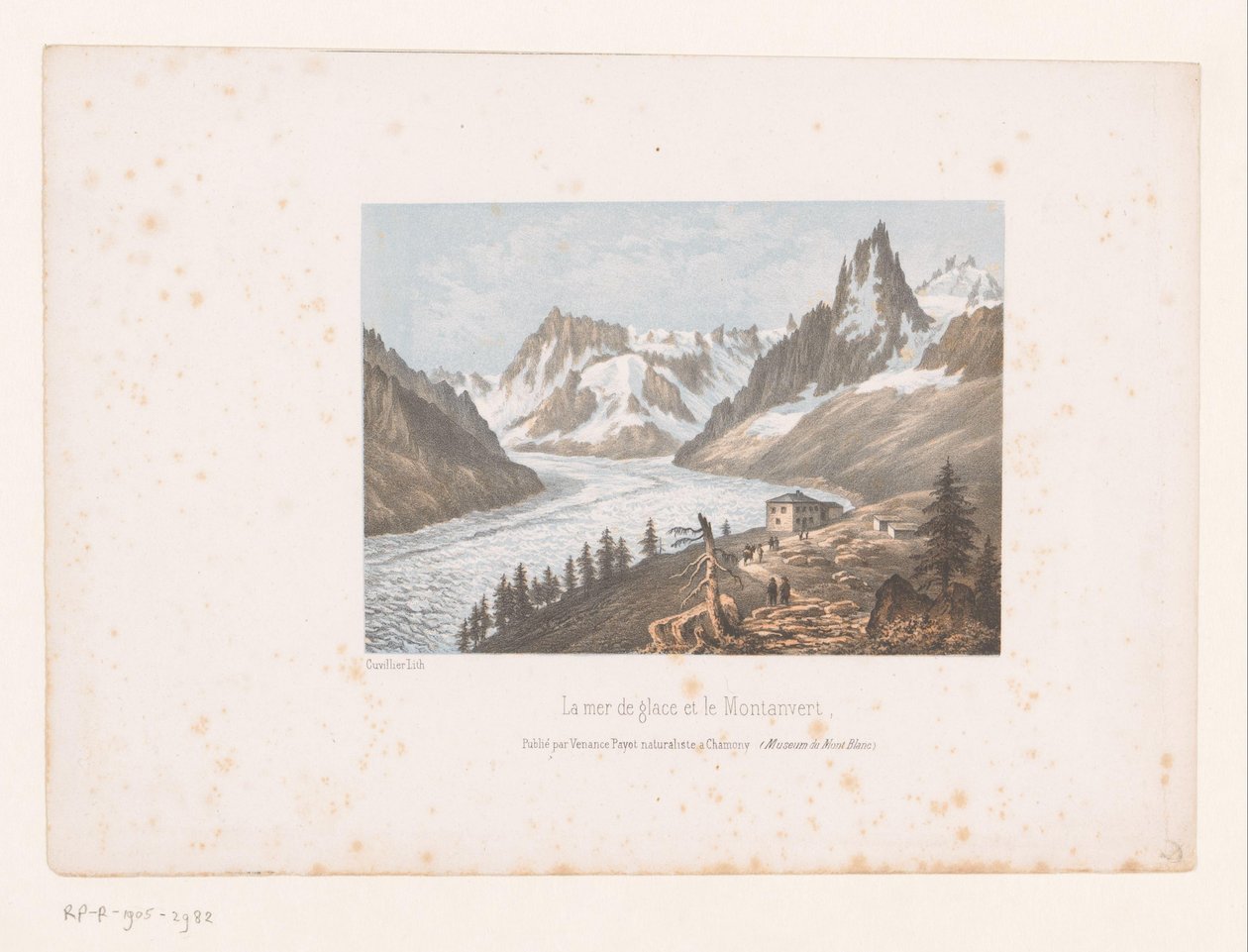 Näkymä Mer de Glacen ja Montanvertin jäätikölle Chamonix