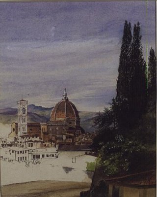 Firenze Boboli Gardensista (keskeneräinen) tekijältä Ada Dundas