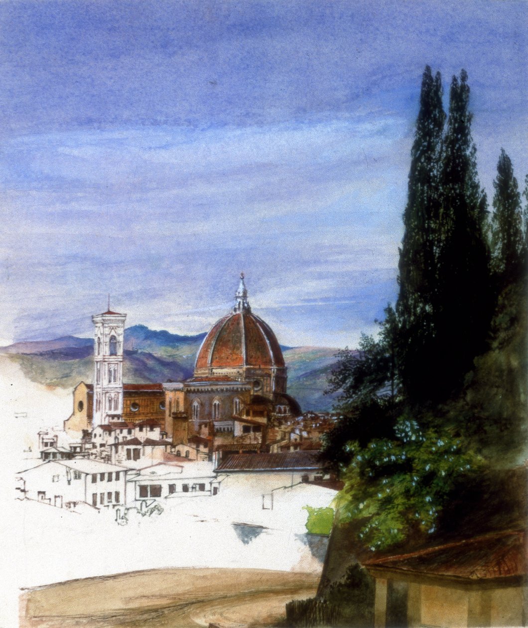 Firenze Boboli Gardensista (keskeneräinen) tekijältä Ada Dundas