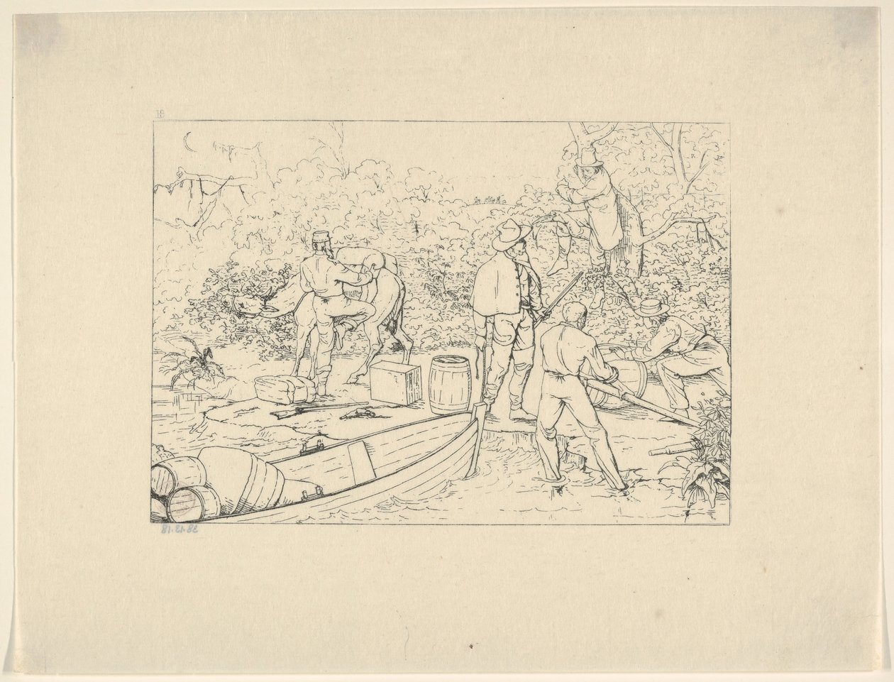 Lääkkeiden salakuljetus etelään Konfederaation sodan etsauksista, 1861-63. tekijältä Adalbert John Volck
