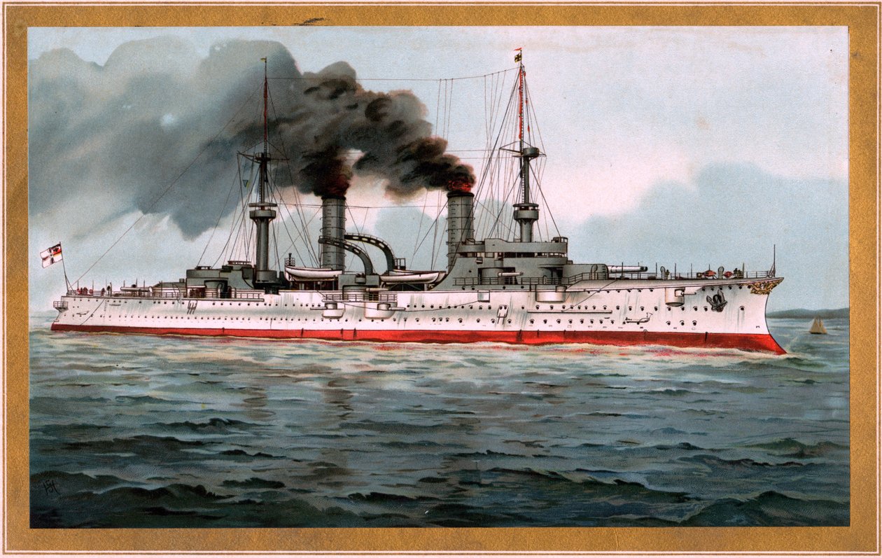 S.M. Grosser Kreuzer Fürst Bismarck tekijältä Adam Cuerden