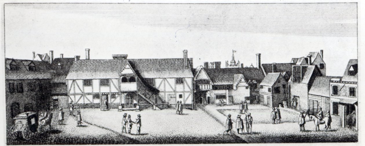 Eteläinen näkymä Arundel-talosta Lontoossa, Wenceslaus Hollarin kaivertama vuonna 1646 ja julkaistu vuonna 1792 tekijältä Adam Alexius Bierling