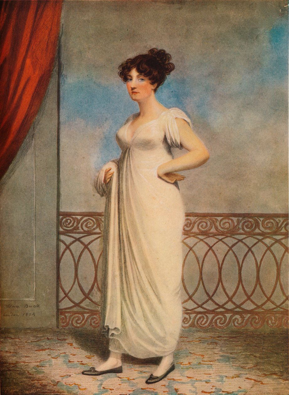 Naisen muotokuva, 1804 tekijältä Adam Buck
