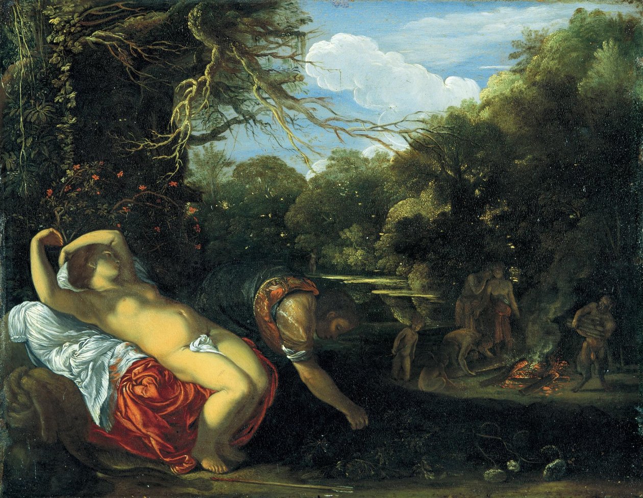 Apollo ja Coronis tekijältä Adam Elsheimer