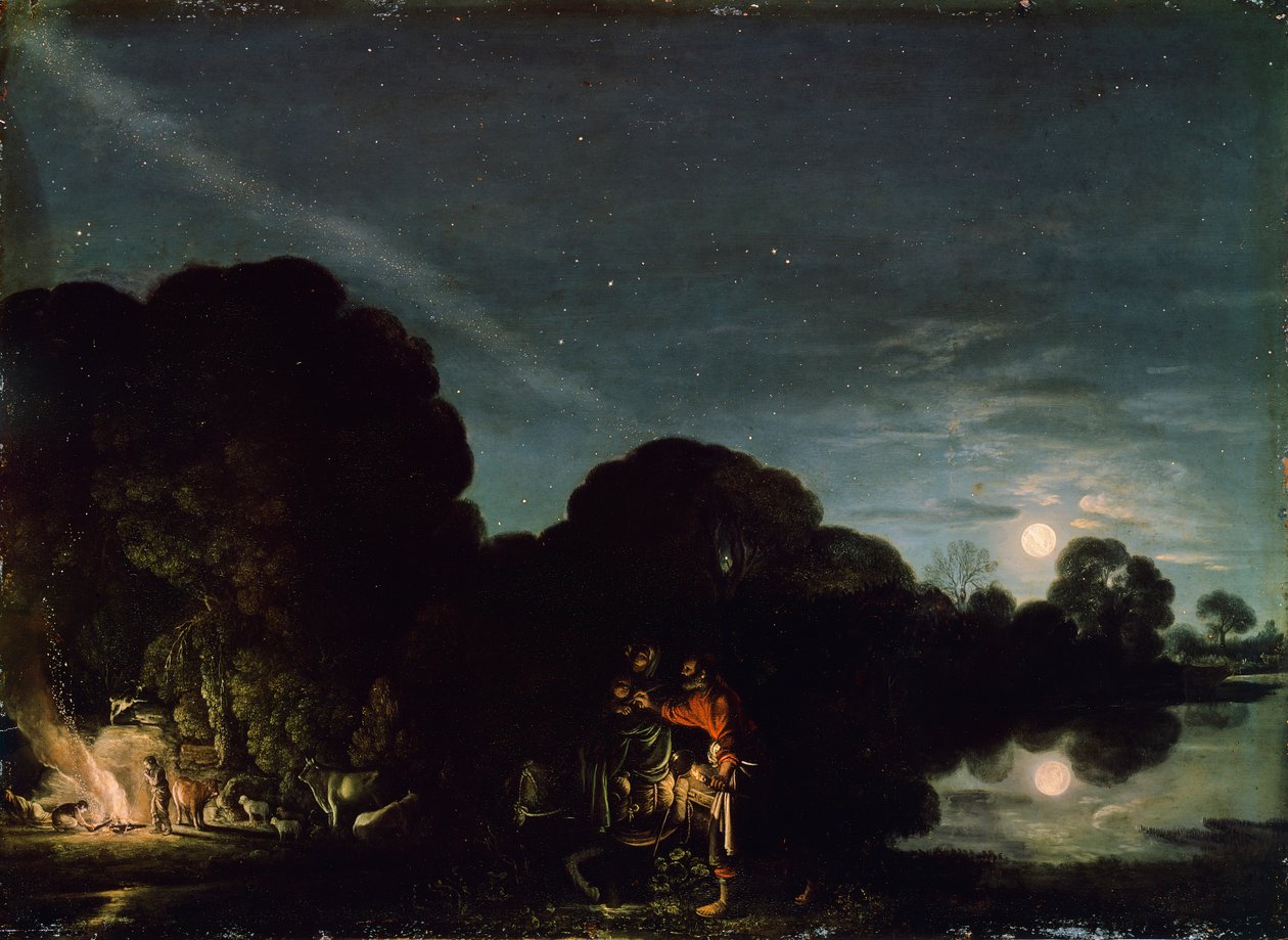 Lento Egyptiin tekijältä Adam Elsheimer
