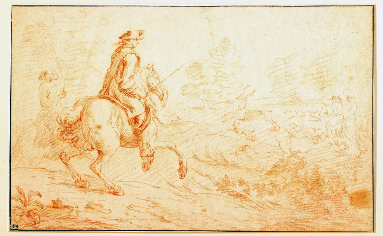 Adam Van der Meulen (1632-1690) sarvipeuran metsästys 1600-luvun Pariisissa, Louvre-museo tekijältä Adam Frans van der Meulen