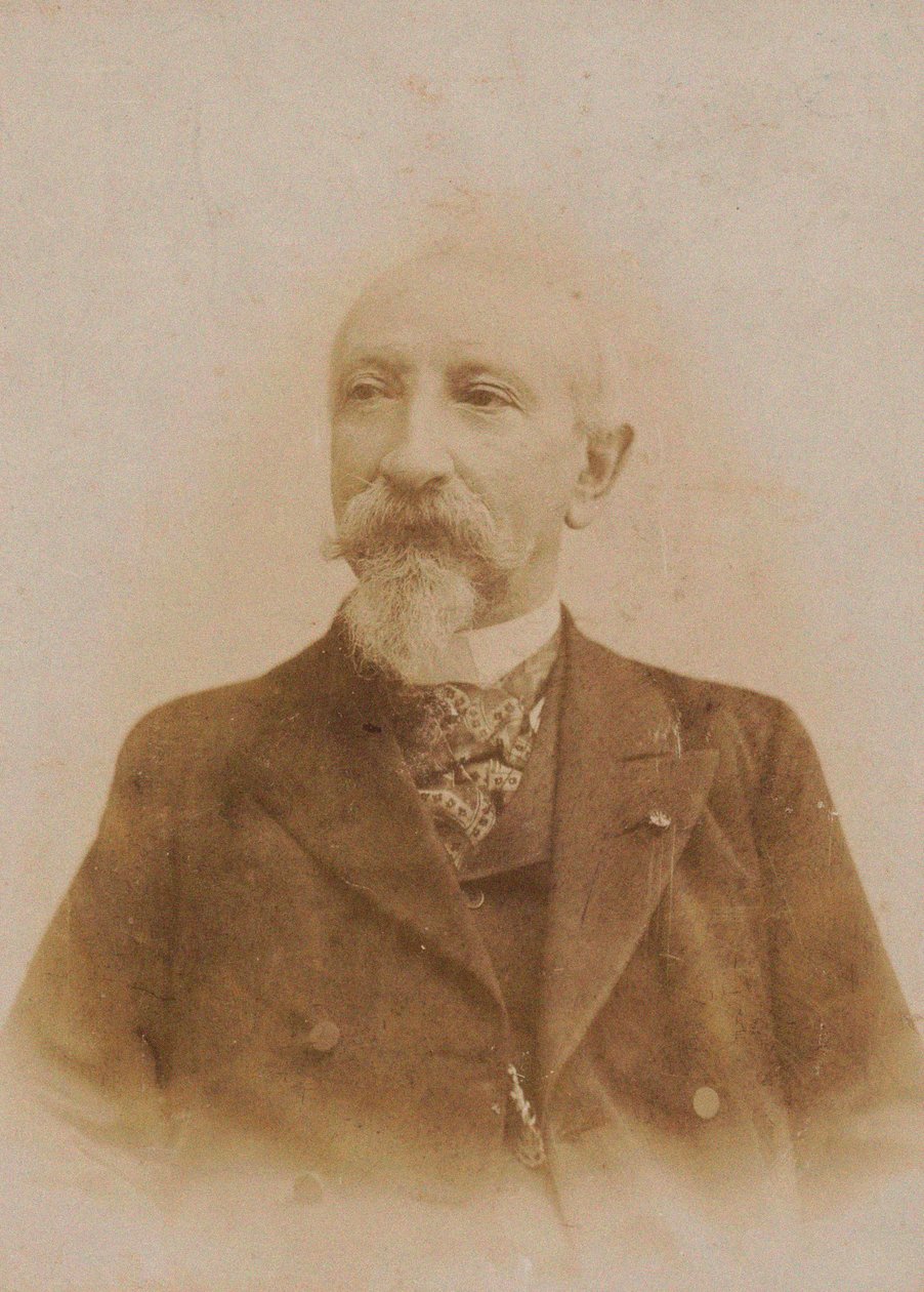 Säveltäjä Adam Münchheimerin muotokuva 1830-1904, n. 1890. tekijältä Adam junior Münchheimer