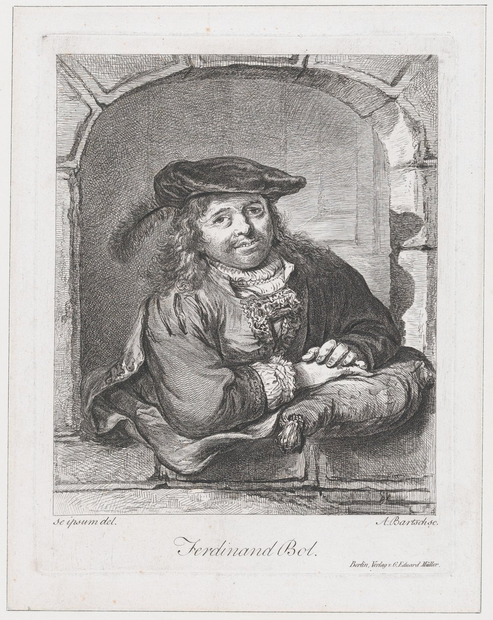 Ferdinand Bolin muotokuva, 1803-08. tekijältä Adam von Bartsch