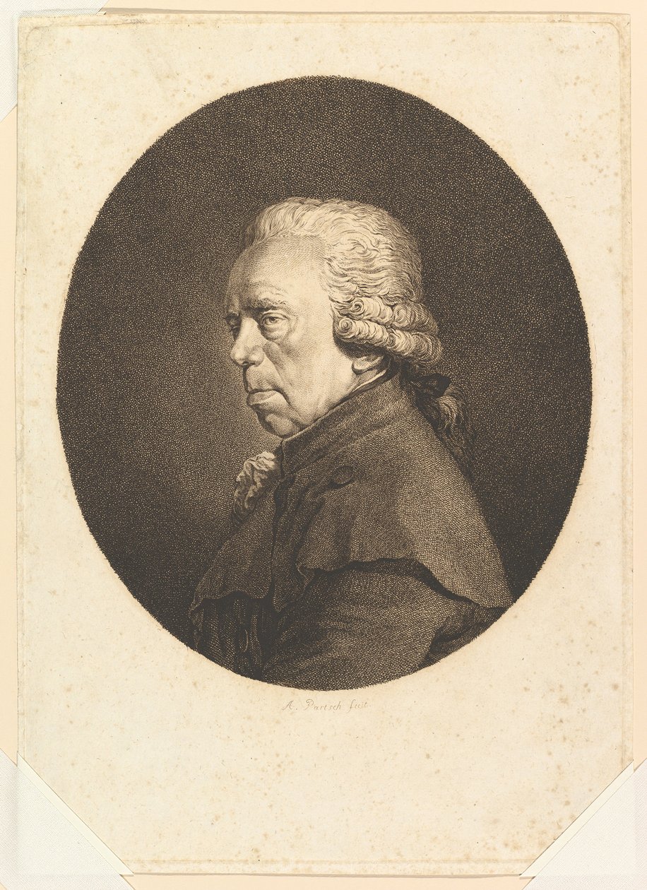 Johann Christian Brandin muotokuva, 1793. tekijältä Adam von Bartsch