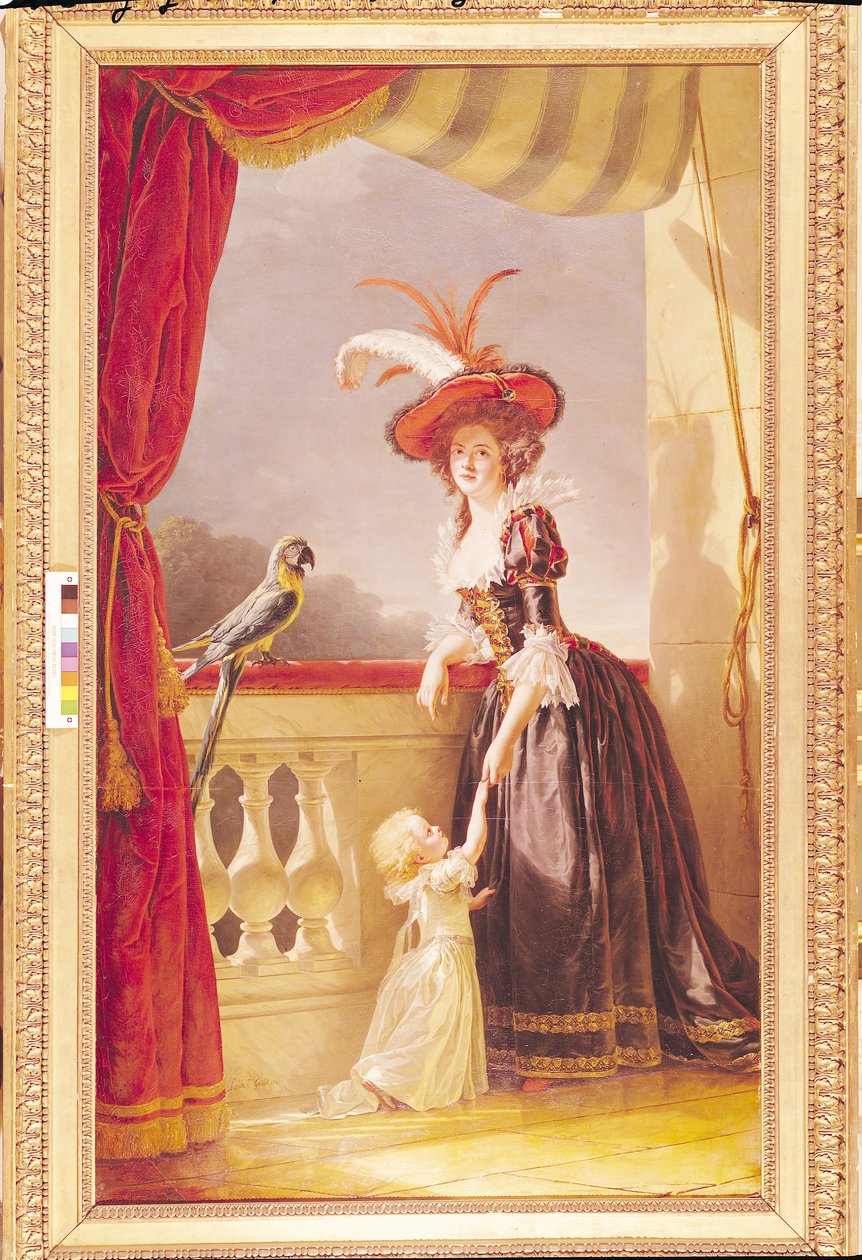 Parman herttuattaren Louise-Elisabeth de Francen (1727-59) ja hänen poikansa Ferdinandin (1751-1802) muotokuva, 1786 tekijältä Adelaide Labille Guiard