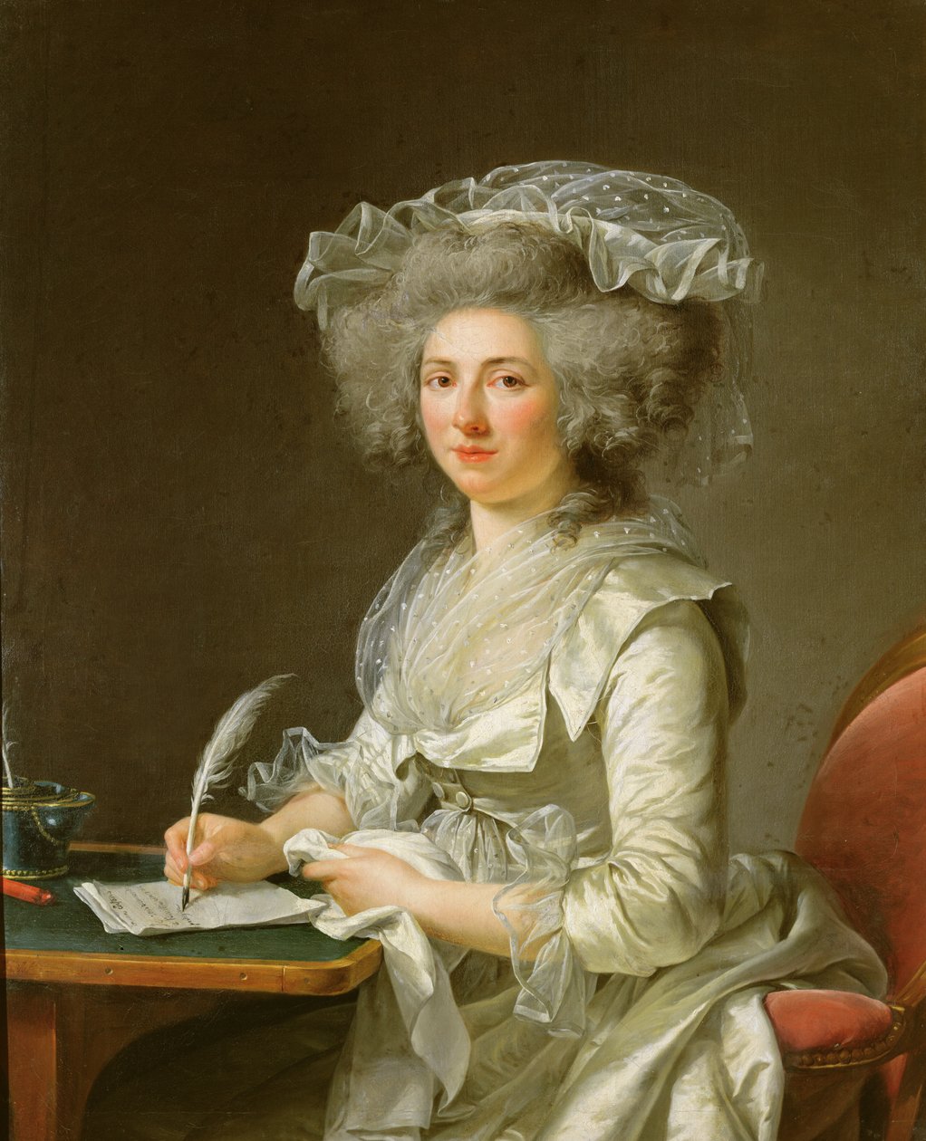 Naisen muotokuva, n. 1787 tekijältä Adelaide Labille Guiard