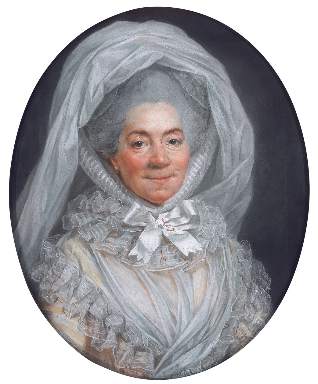 Rouvan muotokuva, Madame Poisson, Madame de Pompadourin äiti tekijältä Adelaide Labille Guiard
