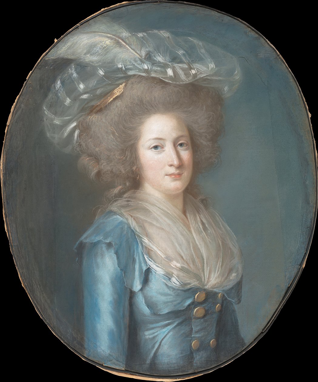Madame Elisabeth Ranskasta 1764-1794, n. 1787. tekijältä Adelaide Labille Guiard