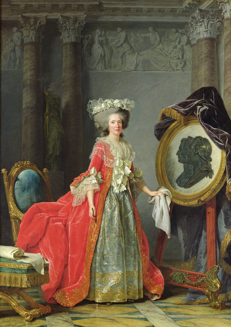 Ranskan Adelaiden muotokuva tekijältä Adelaide Labille Guiard