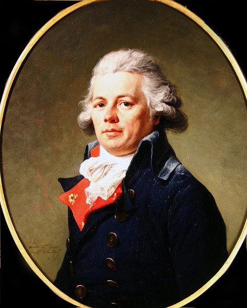 Miehen muotokuva (öljy kankaalle) tekijältä Adelaide Labille Guiard