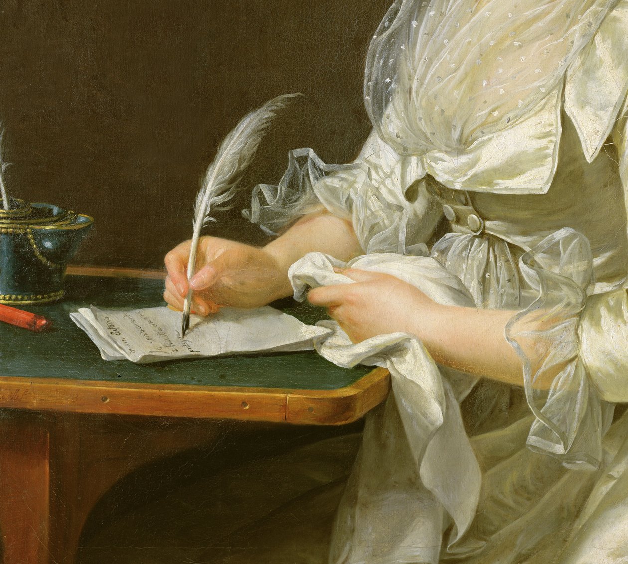 Naisen muotokuva, n. 1787 tekijältä Adelaide Labille Guiard