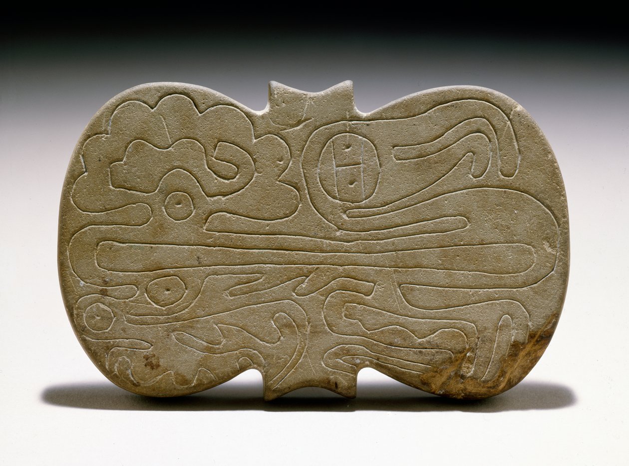 Berliinin taulu, myöhäinen Adena, 400 eKr.-1 jKr (hiekkakivi) tekijältä Adena culture