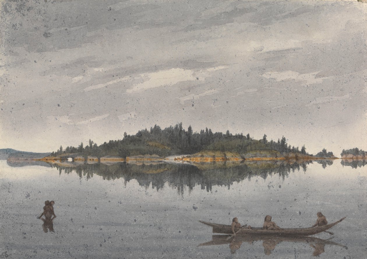"Deer Island, Beaver Harbour, Vancouverin saari, 15. heinäkuuta 1851 [Kanada]". tekijältä Admiral Sir Edward Gennys Fanshawe