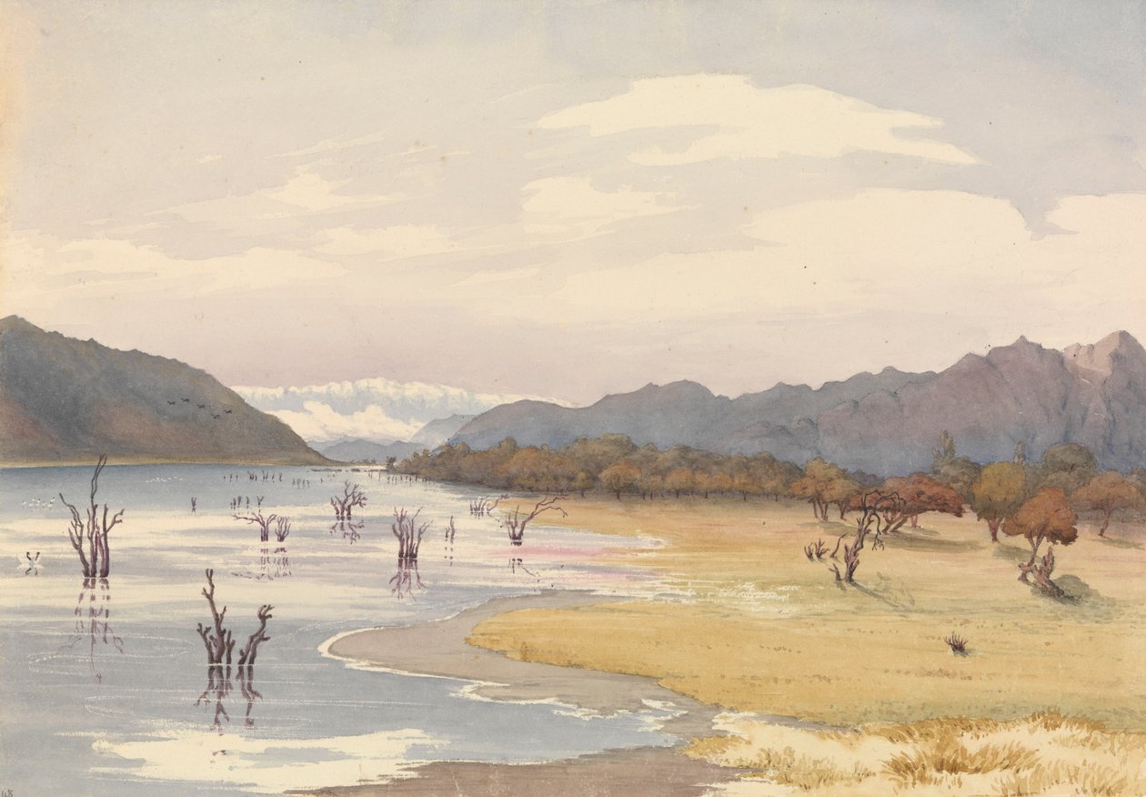 "Acoleon [Aculeon] järvi, Chile, 11. tammikuuta 1851". tekijältä Admiral Sir Edward Gennys Fanshawe
