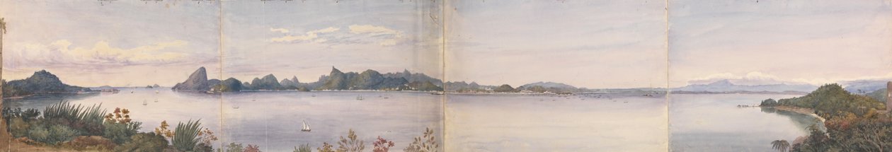 Rio de Janeiron panoraama, Brasilia tekijältä Admiral Sir Edward Gennys Fanshawe