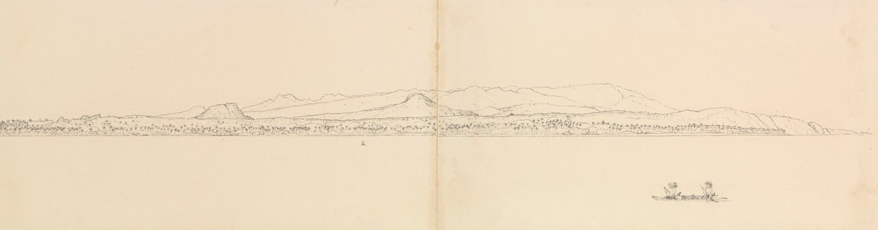 Savaii, Navigaattorisaaret [Samoa], syyskuu 1849. tekijältä Admiral Sir Edward Gennys Fanshawe