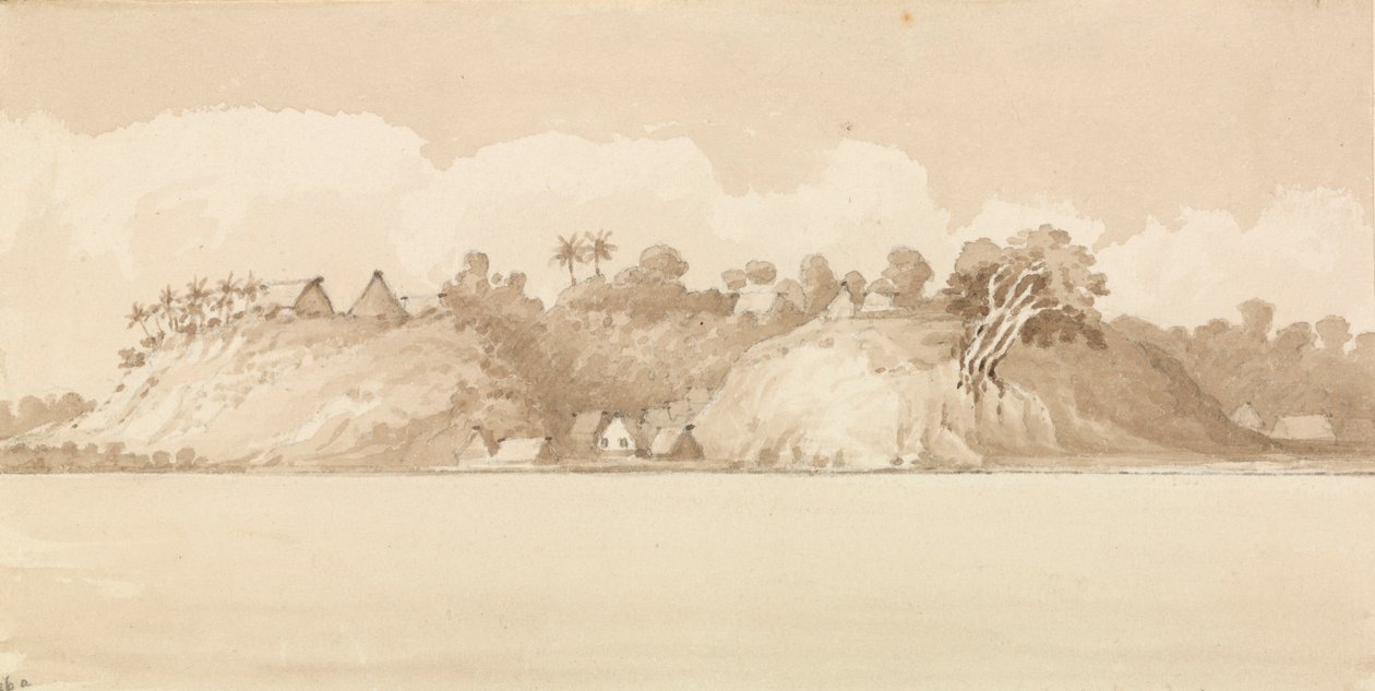"Vewa, Feejee-saaret, lokakuu 1849 [Fidži]". tekijältä Admiral Sir Edward Gennys Fanshawe