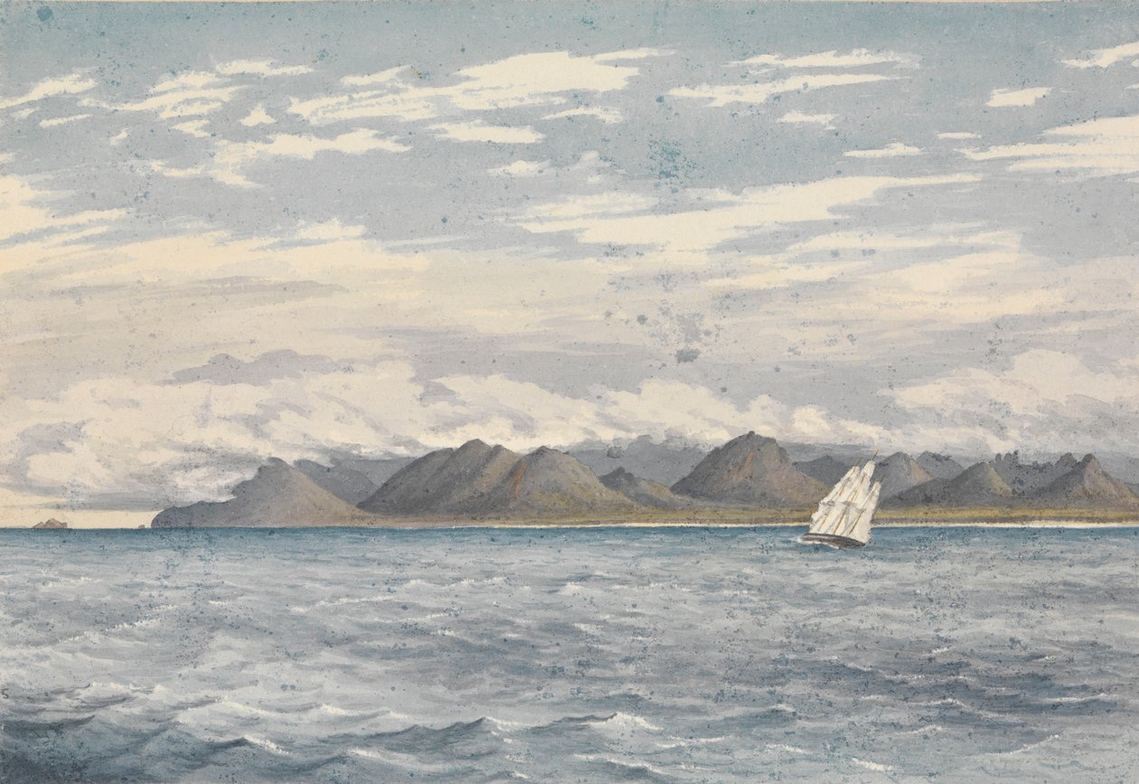 "Woody Point, Vancouverin saari, 8. heinäkuuta 1851 [Kanada]". tekijältä Admiral Sir Edward Gennys Fanshawe