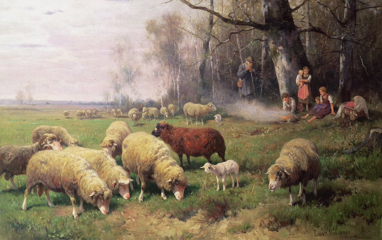Paimenen perhe tekijältä Adolf Ernst Meissner
