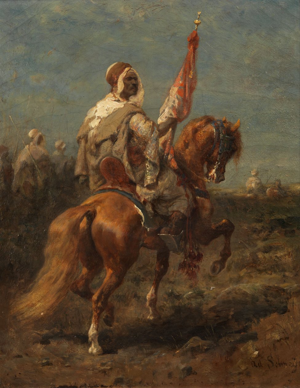 Arabischer Reiter tekijältä Adolf Schreyer