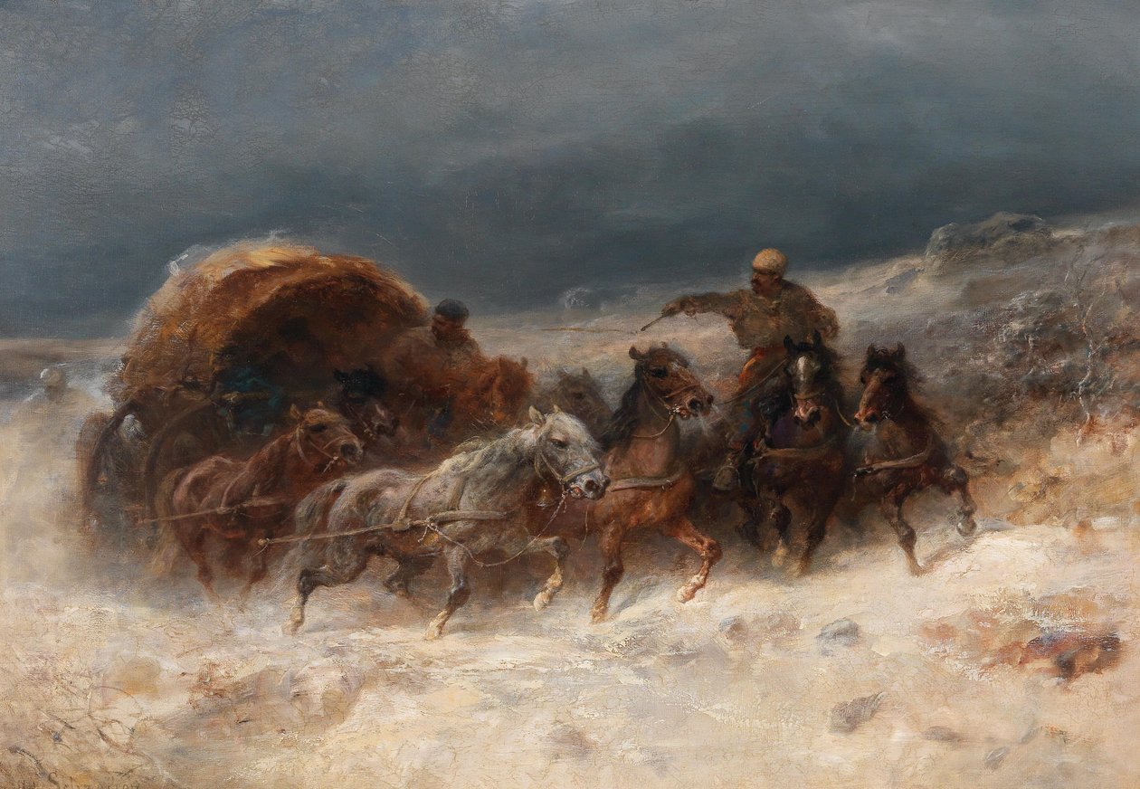 Geldings talvimaisema tekijältä Adolf Schreyer