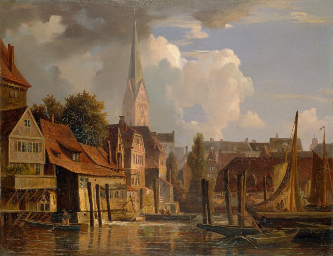 Kleine Alster vuosina 1842, 1842 tekijältä Adolf Vollmer