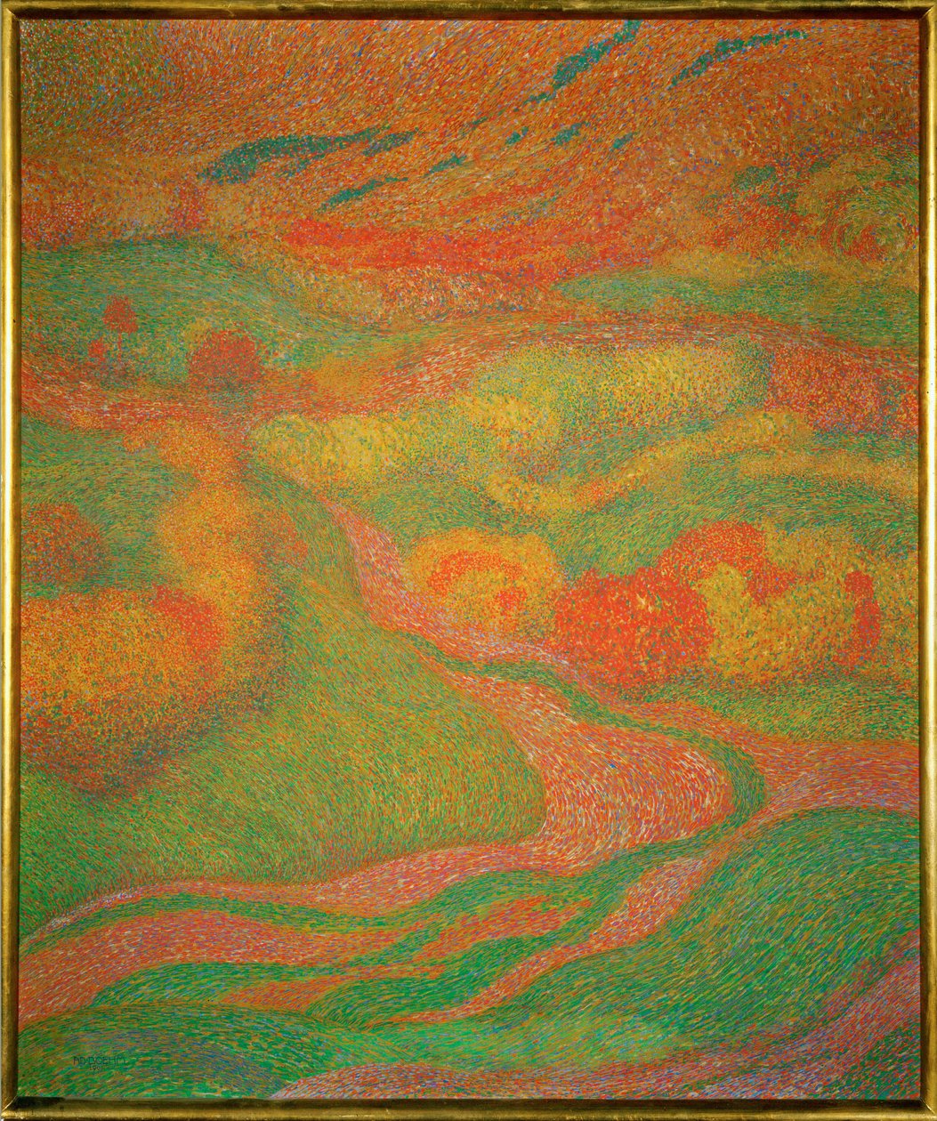 Maisema (öljy kankaalle) tekijältä Adolf Bohm