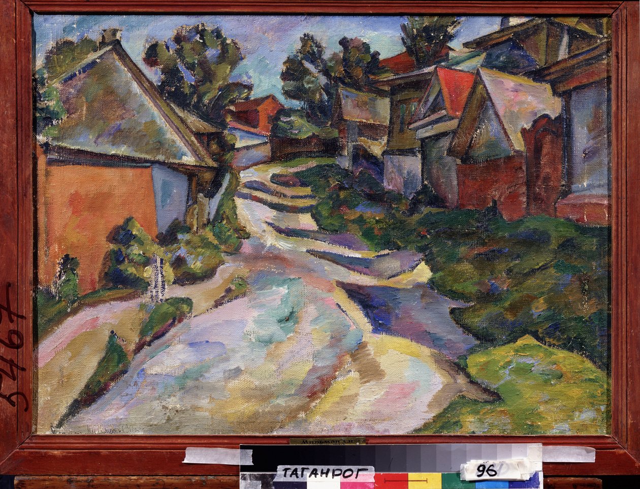 Maatie (maatie). Adolf Israelevich Milmanin (1886-1930) maalaus öljy kankaalle tekijältä Adolf Israelevich Milman