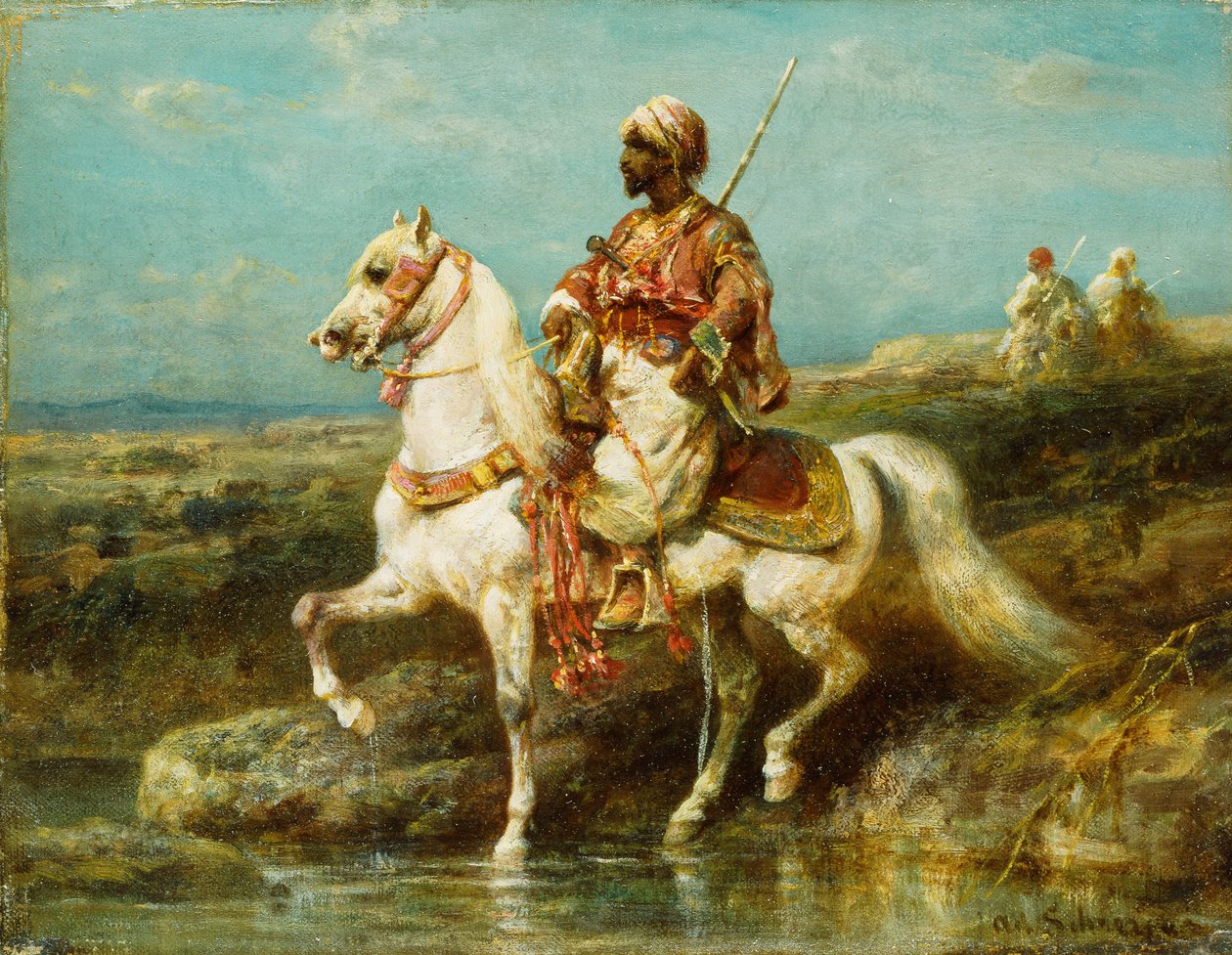 arabi ratsastaja, tekijältä Adolf Schreyer