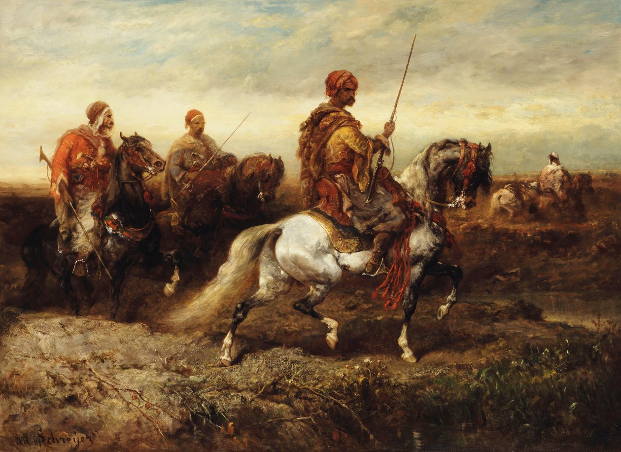 Arabialaiset ratsasmiehet, tekijältä Adolf Schreyer