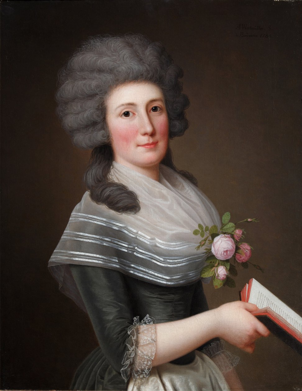 Madame Wittfoothin muotokuva, s. Noer, 1789 tekijältä Adolf Ulrich Wertmuller