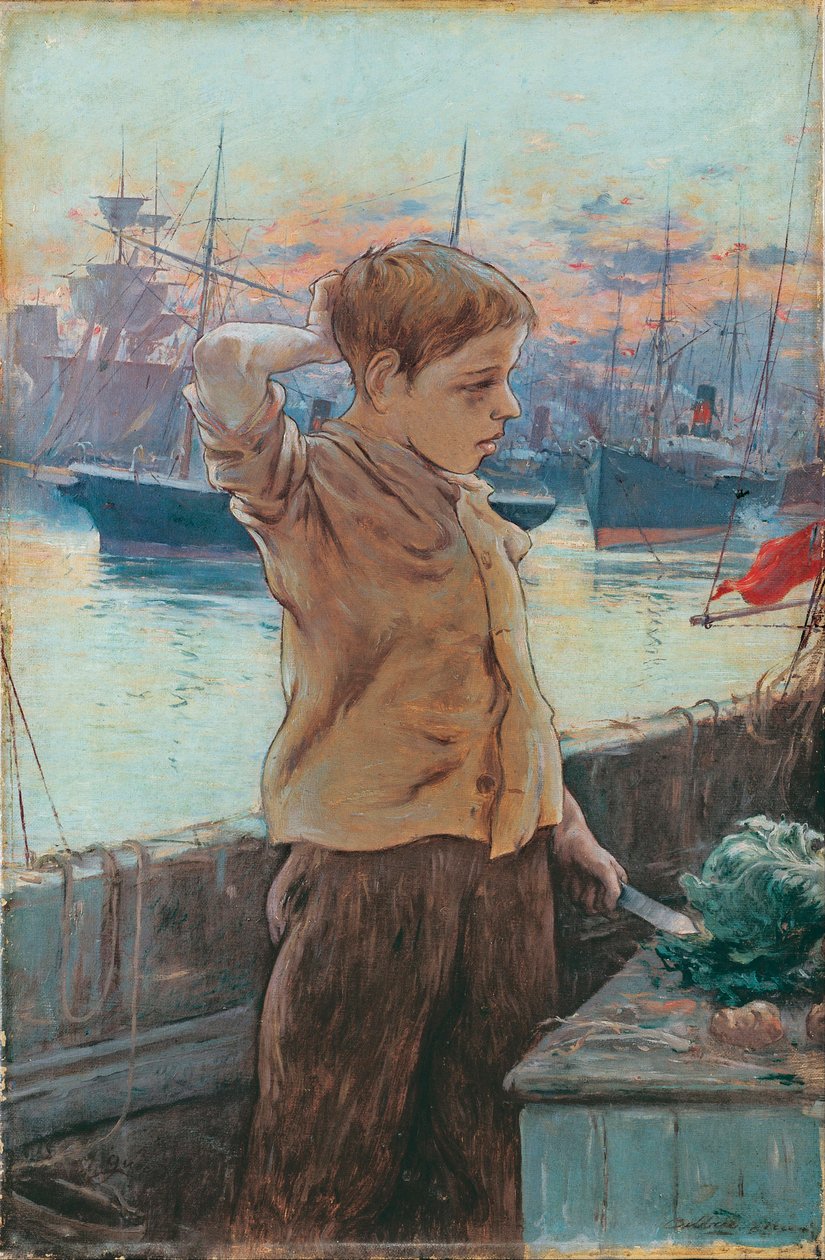 ""Le mousse"" (laivan poika) Peinture d