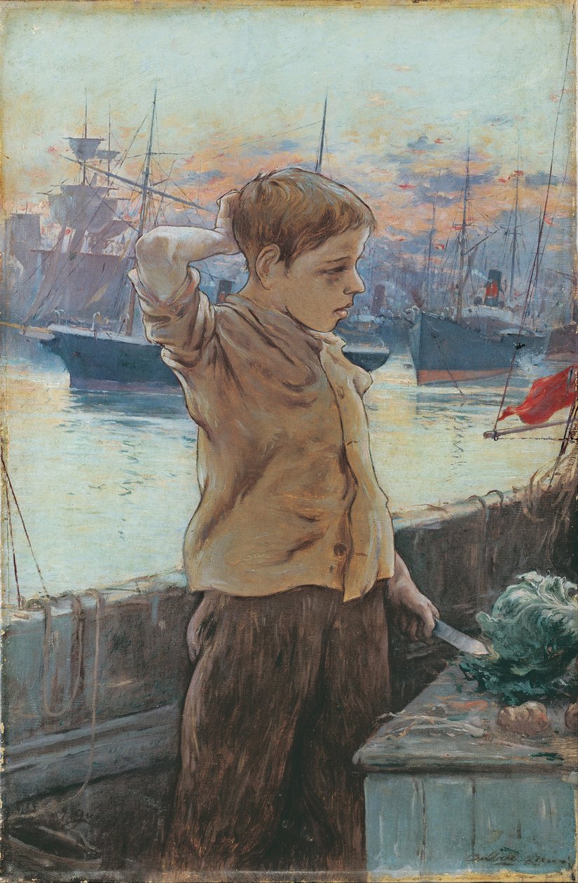 Laivapoika, 1887 tekijältä Adolfo Guiard y Larrauri
