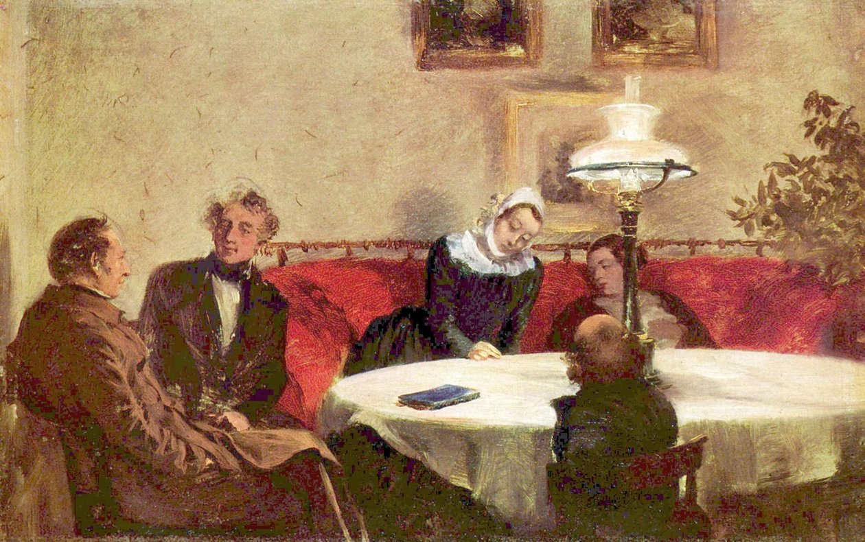 Abendgesellschaft tekijältä Adolph Menzel
