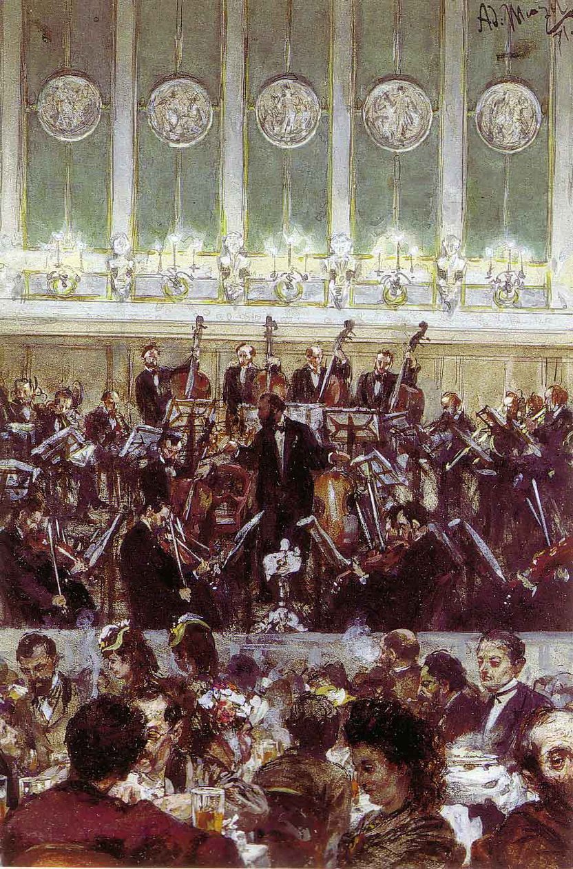 Berliinin Bilsekapellen konsertti tekijältä Adolph Menzel
