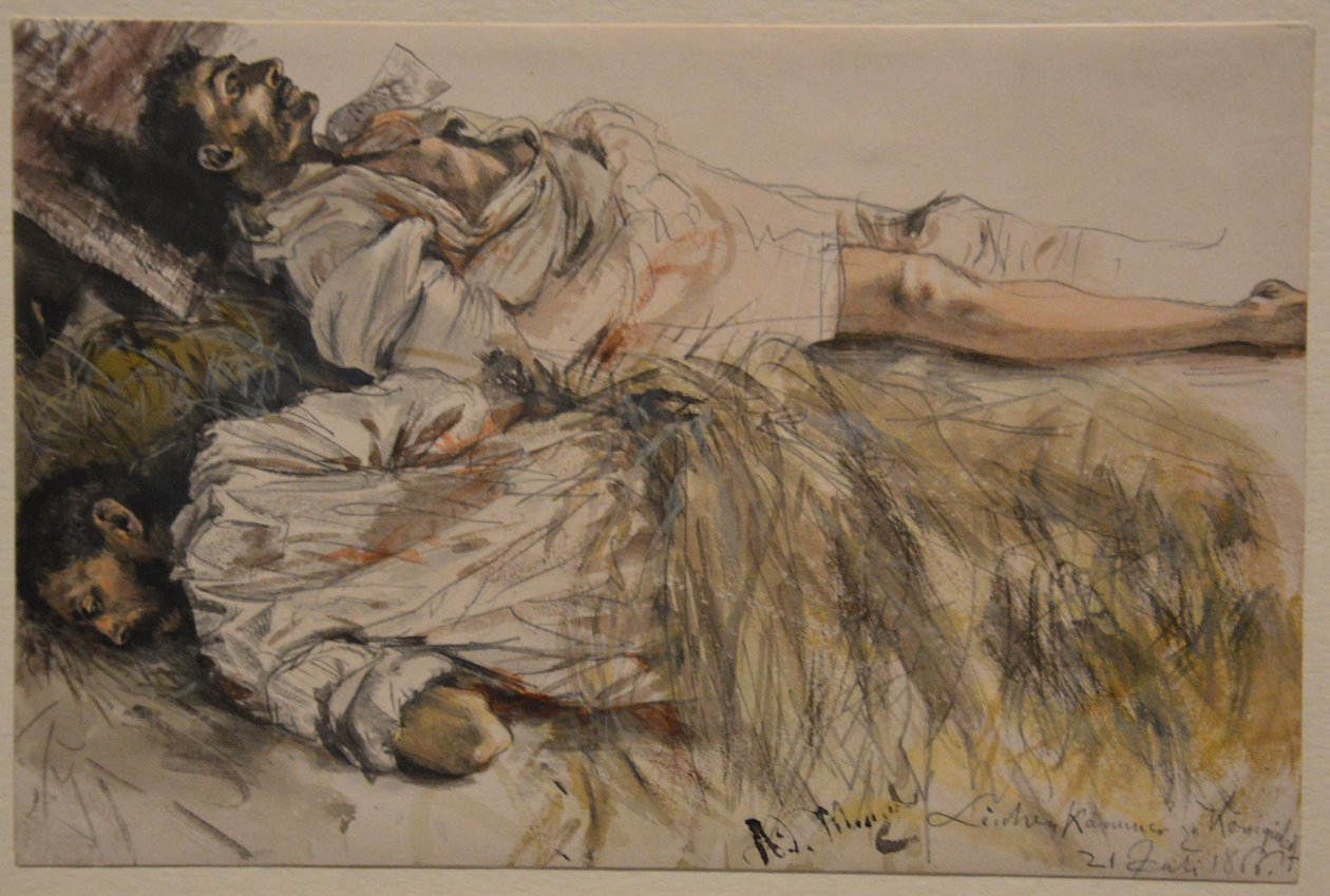 Leichen-Kammer zu Koninginhof tekijältä Adolph Menzel