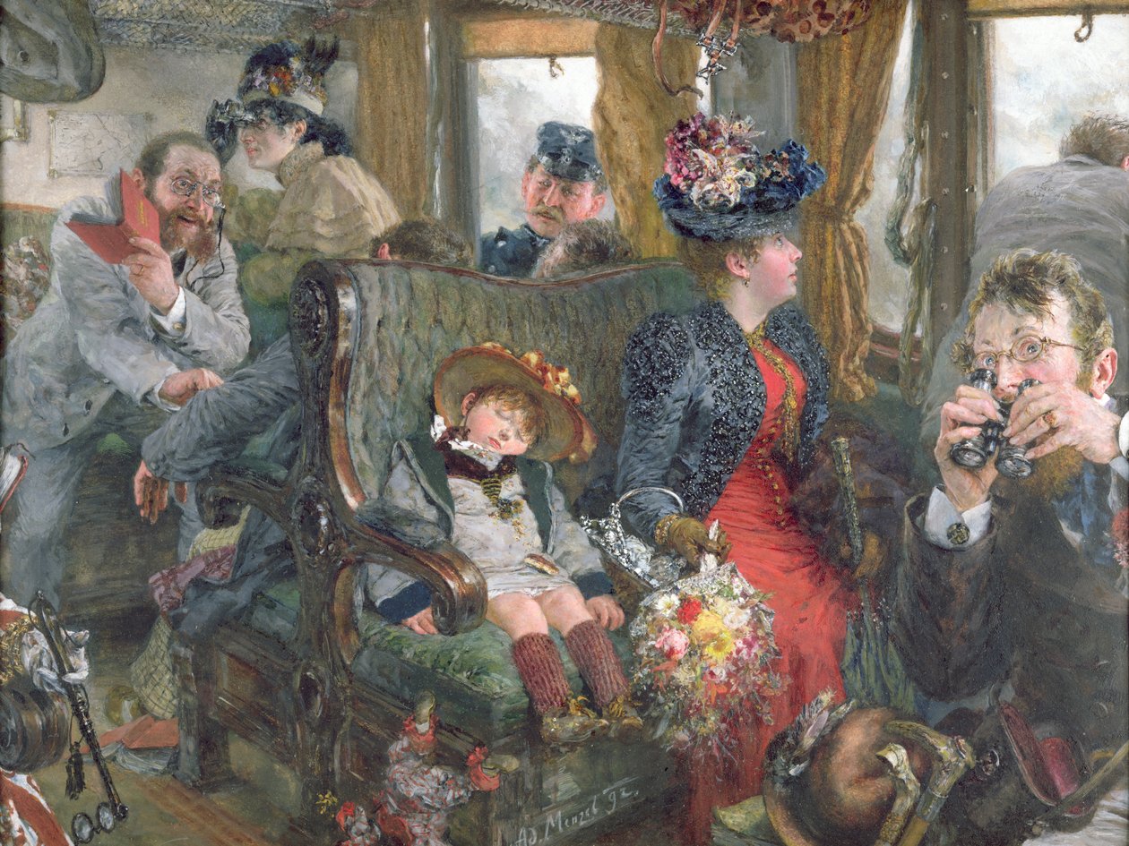 Matkalla kauniille maaseudulle, 1892 tekijältä Adolph Menzel