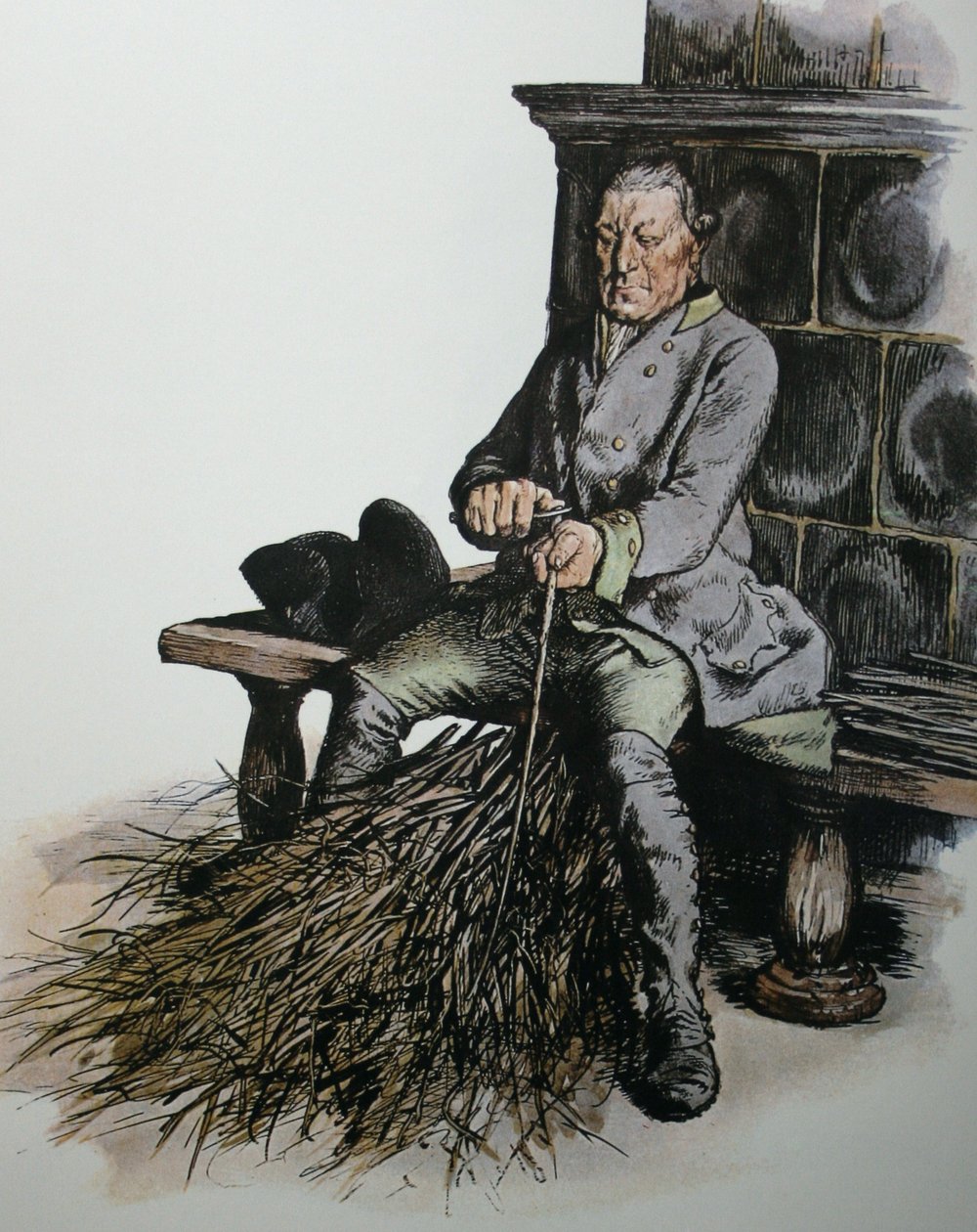 Preußischer Profoss tekijältä Adolph Menzel