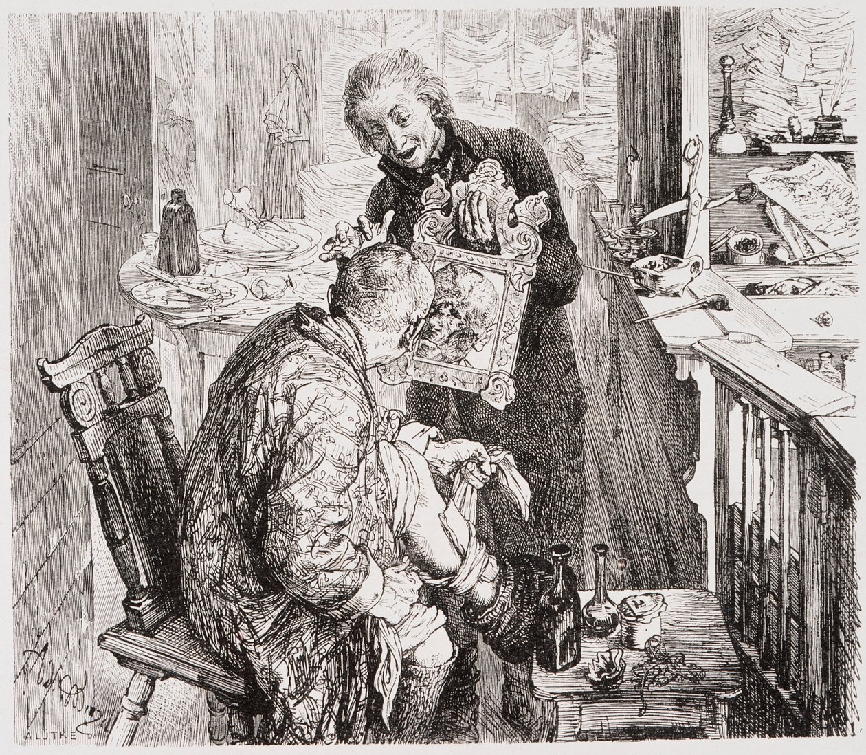 Murtunut kannu tekijältä Adolph Menzel